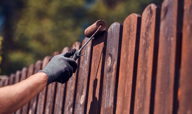 Fence Paver Painting